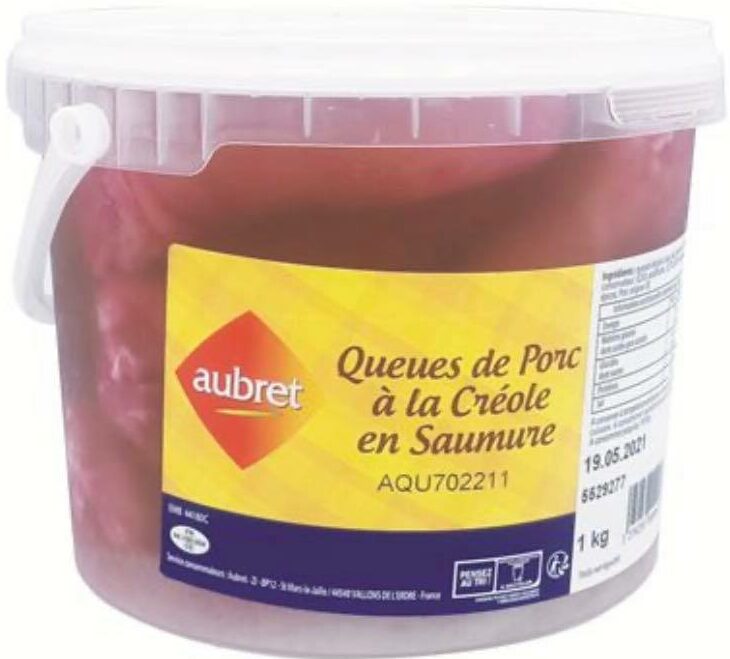 Image de queues de porc à la créole en saumure