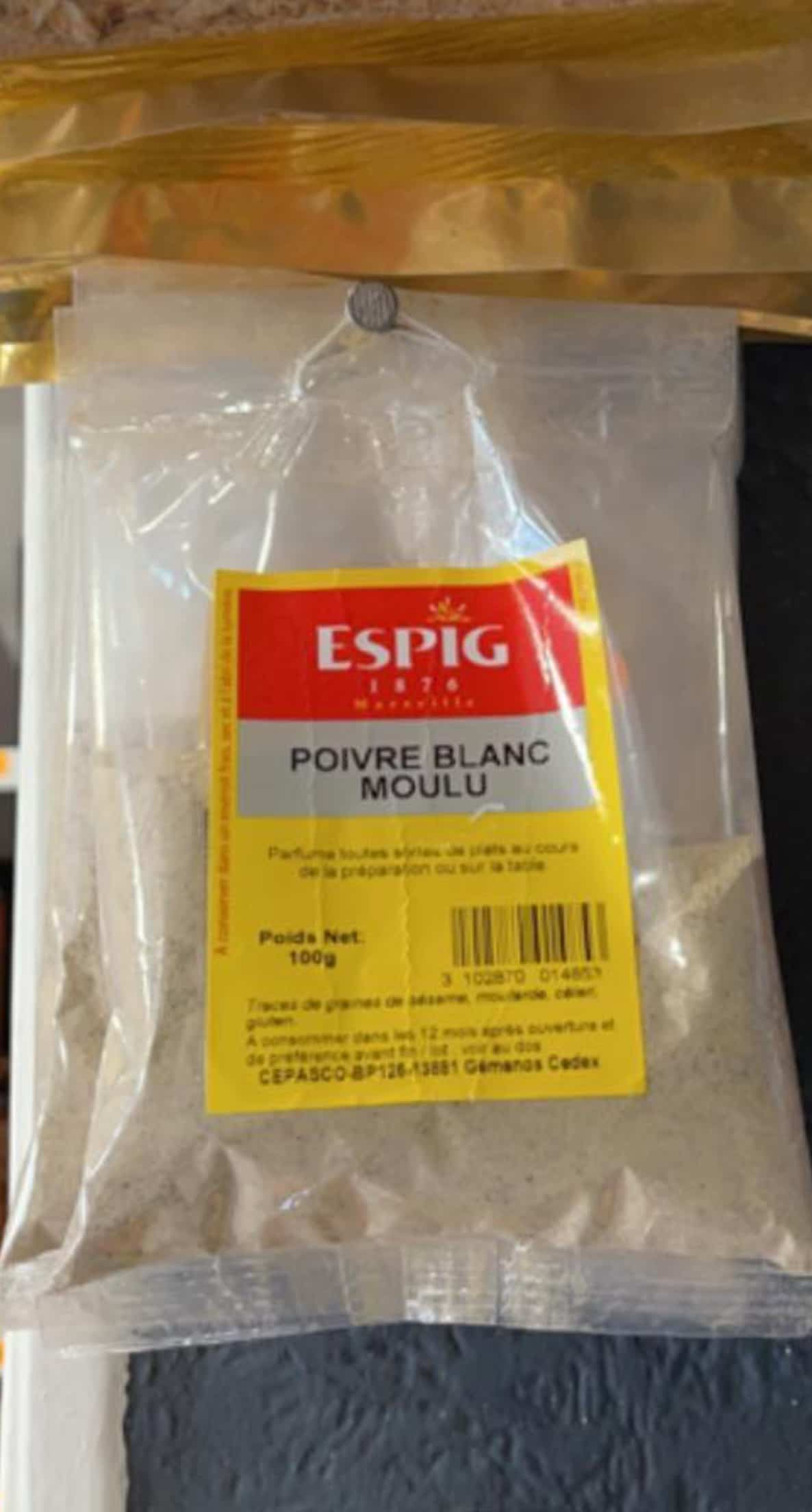 BK-EXOTIK - POIVRE BLANC MOULU